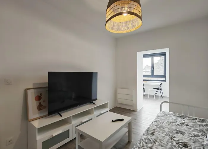 Le 15 - Beau T3 Lumineux Et Confortable- Stationnement Gratuit - Mulhouse *